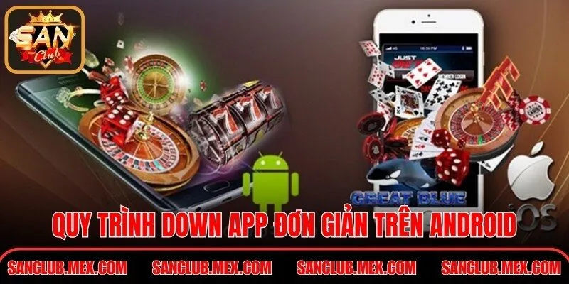 Quy trình down app đơn giản trên Android